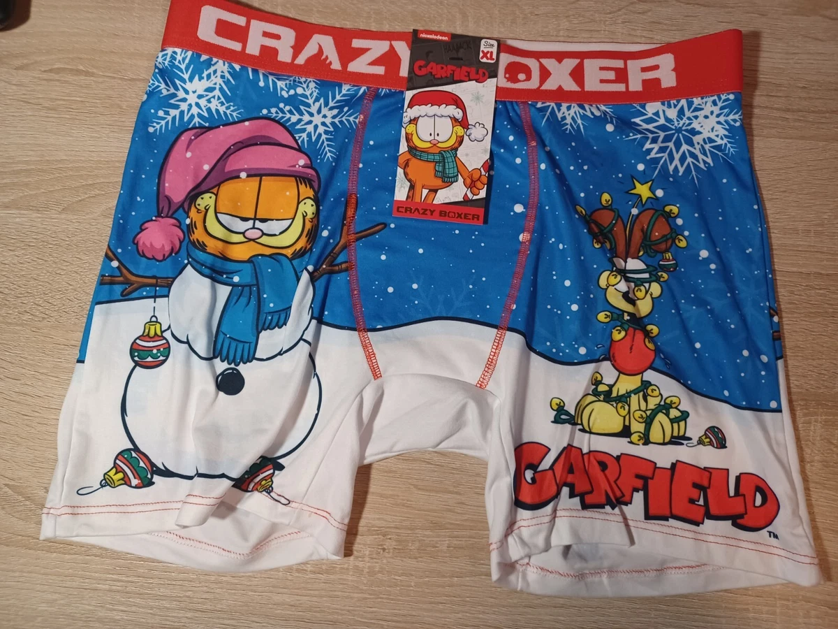 Nickelodeon Garfield &amp; Odie Holiday Boxer Briefs X-Large 40-42 NEW CRAZY  BOXERS