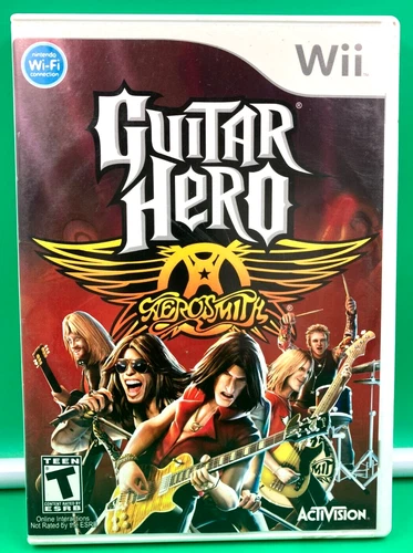 Wii Guitar Hero AEROSMITH Video Game
