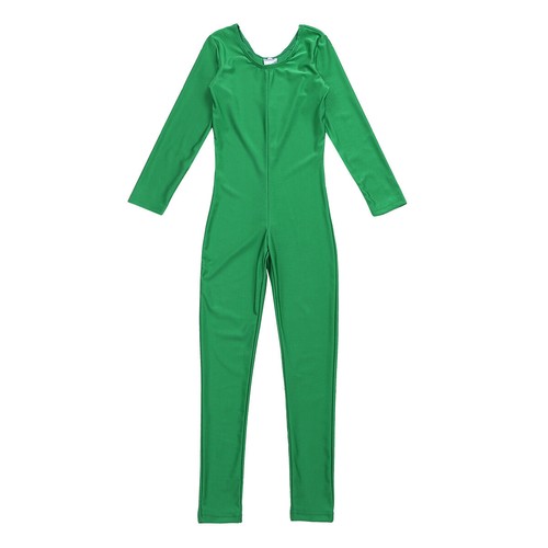 Kinder Mädchen Tanzkleidung Ballett Tanz Trikot Tanz Langarm Overall Unitard - Bild 29 von 124