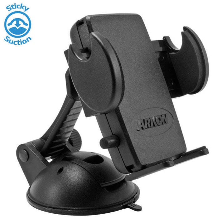 Windshield / Dash Car Sticky Suction Mount Holder for Smartphone, iPhone, Galaxy - Image 2 of 3