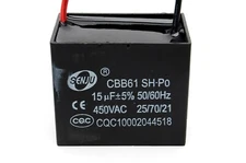 CEILING FAN CAPACITOR 15UF 450V AC 15 UF 450VAC MOTOR ELECTRIC CAP 15MFD MFD