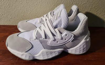 Size 9.5 - Adidas Harden Vol. 4 White Grey for sale online | eBay