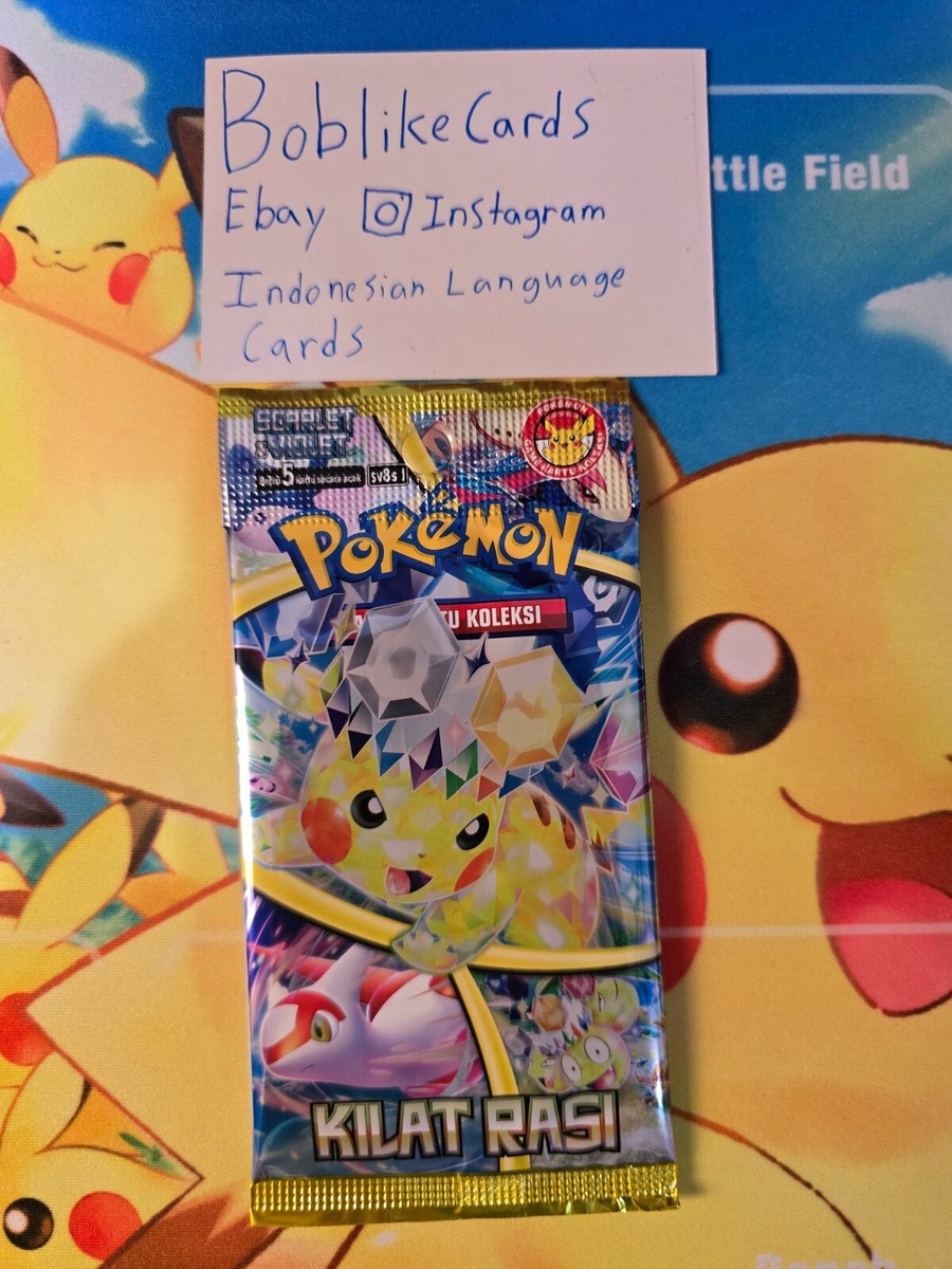 Pokemon TCG Indonesia Kilat Rasi Sv8s(Super electric breaker