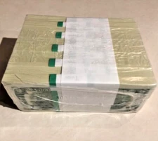 Brand New  ($2) TWO DOLLAR BILLS UNCIRCULATED SEQUENTIAL - 5 Sequential Notes.