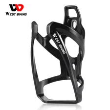 WEST BIKING Bike Water Bottle Cage Plastic Cycling Bicycle Bottle Holder Black
