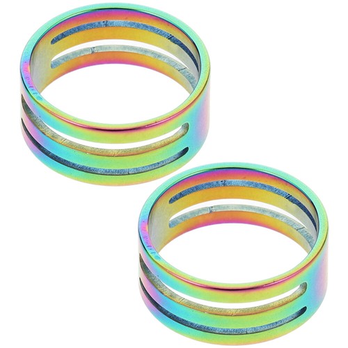 2 Pcs Stainless Steel Tools for Making Thickened Open Jump Rings