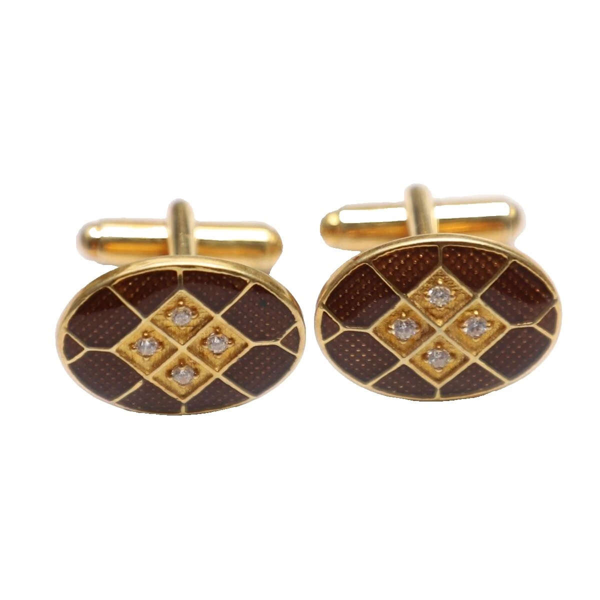Brown Cufflinks for Men