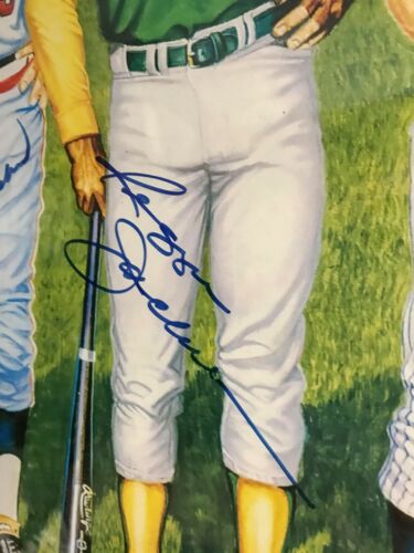 Ron Lewis “500 Homerun Hitters” 1988 Lithograph w/11 Signatures -CoA- $20K APR + - Picture 8 of 12