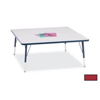 Kydz Activity Table Square 48 In. X 48 In. 24 In. 31 In. Ht Gray Red on sale Kydz Activity Table Square 48 In. X 48 In. 24 In. 31 In. Ht Gray Red on sale