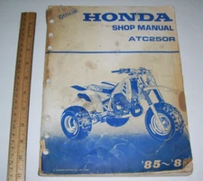 HONDA MOTOR CO. ATC250R 1985 86 WIRING DIAGRAMS OFF ROAD ORIGINAL SHOP MANUAL
