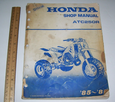 #ad #ad HONDA MOTOR CO. ATC250R 1985 86 WIRING DIAGRAMS OFF ROAD ORIGINAL SHOP MANUAL $249.95