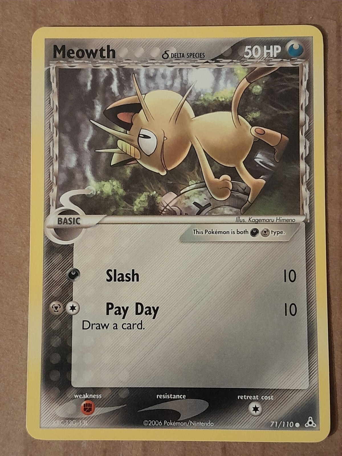 Pokemon Meowth 71/110 ex Holon Phantoms NM-MT See Pictures