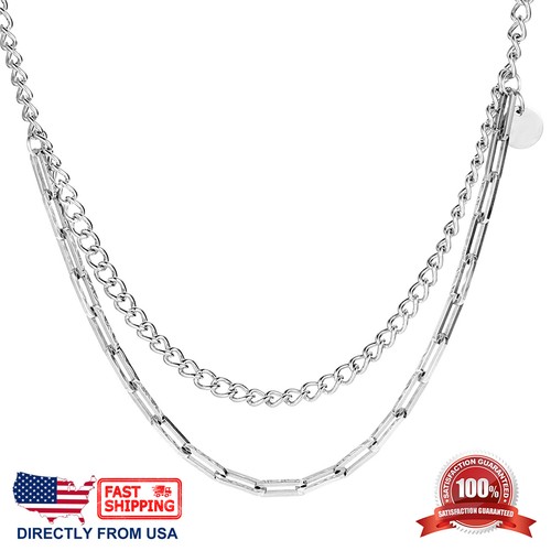 Unisex Stainless Steel Curb Chain 