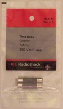 RadioShack Time-Delay Ceramic 1-Amp 250-Volt MDA Fuses 1-1/4"x1/4" 1A 250V 2/PK
