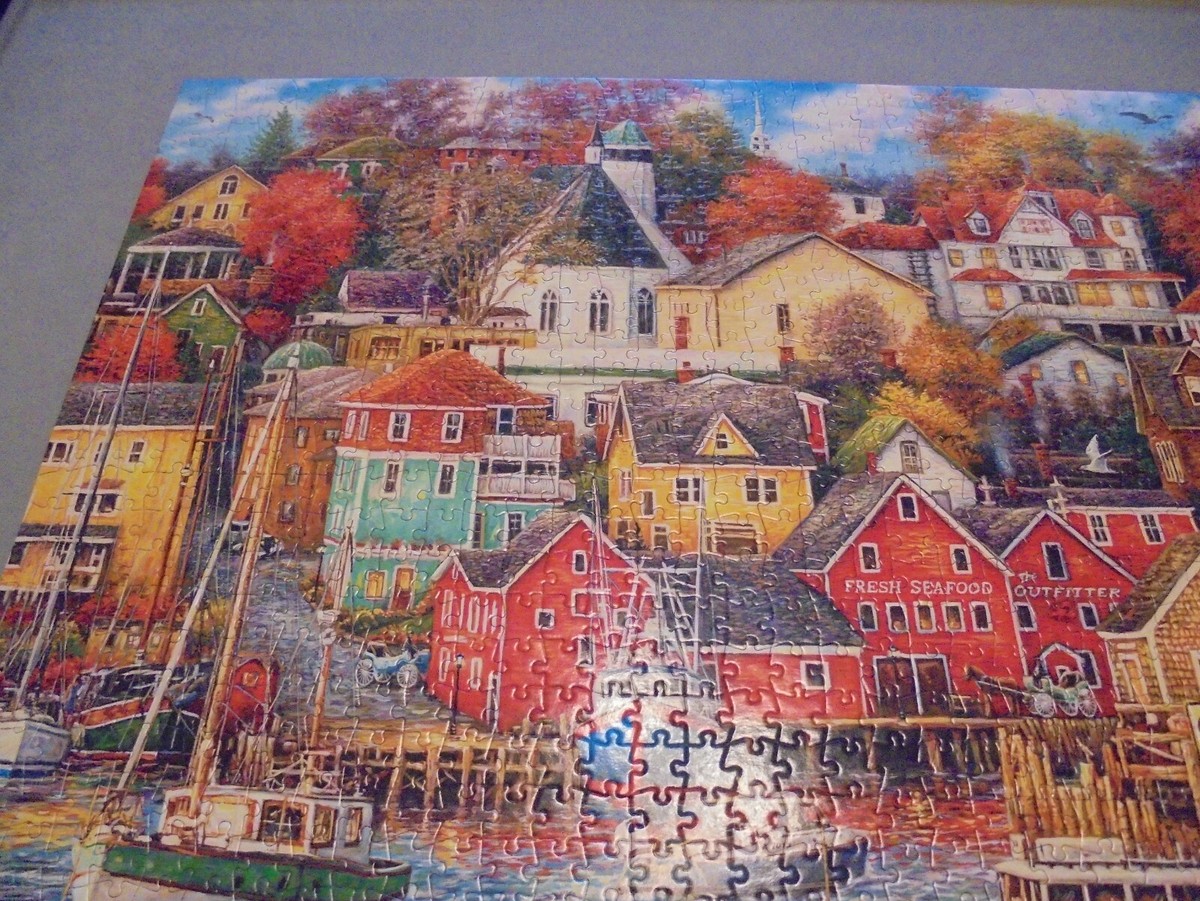 Puzzle 2000 Teile „Good Times Harbor“ Von Chuck Pinson – Kunstpuzzle Für Erwachsene