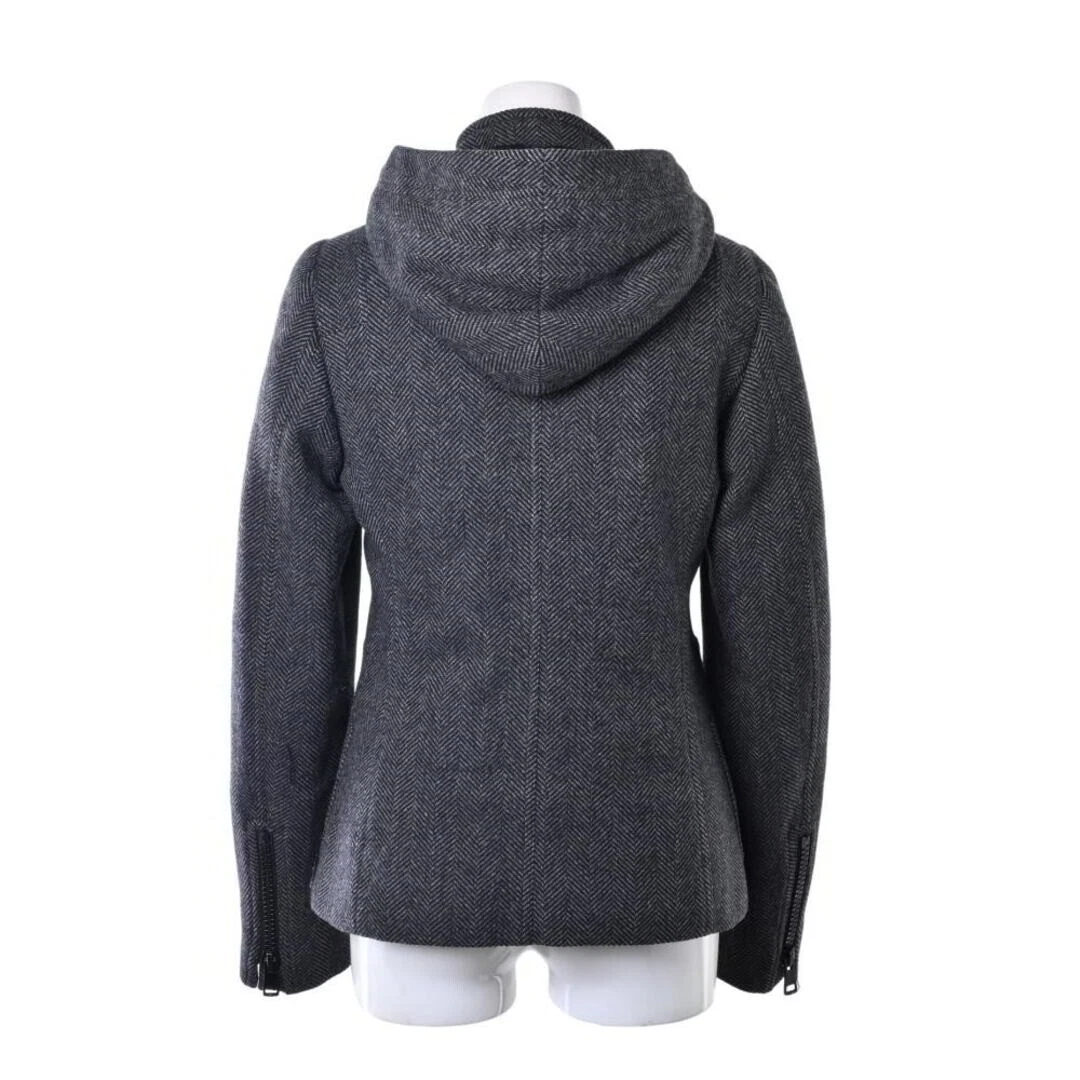 Gucci tweed giacca con cappuccio bluson donna