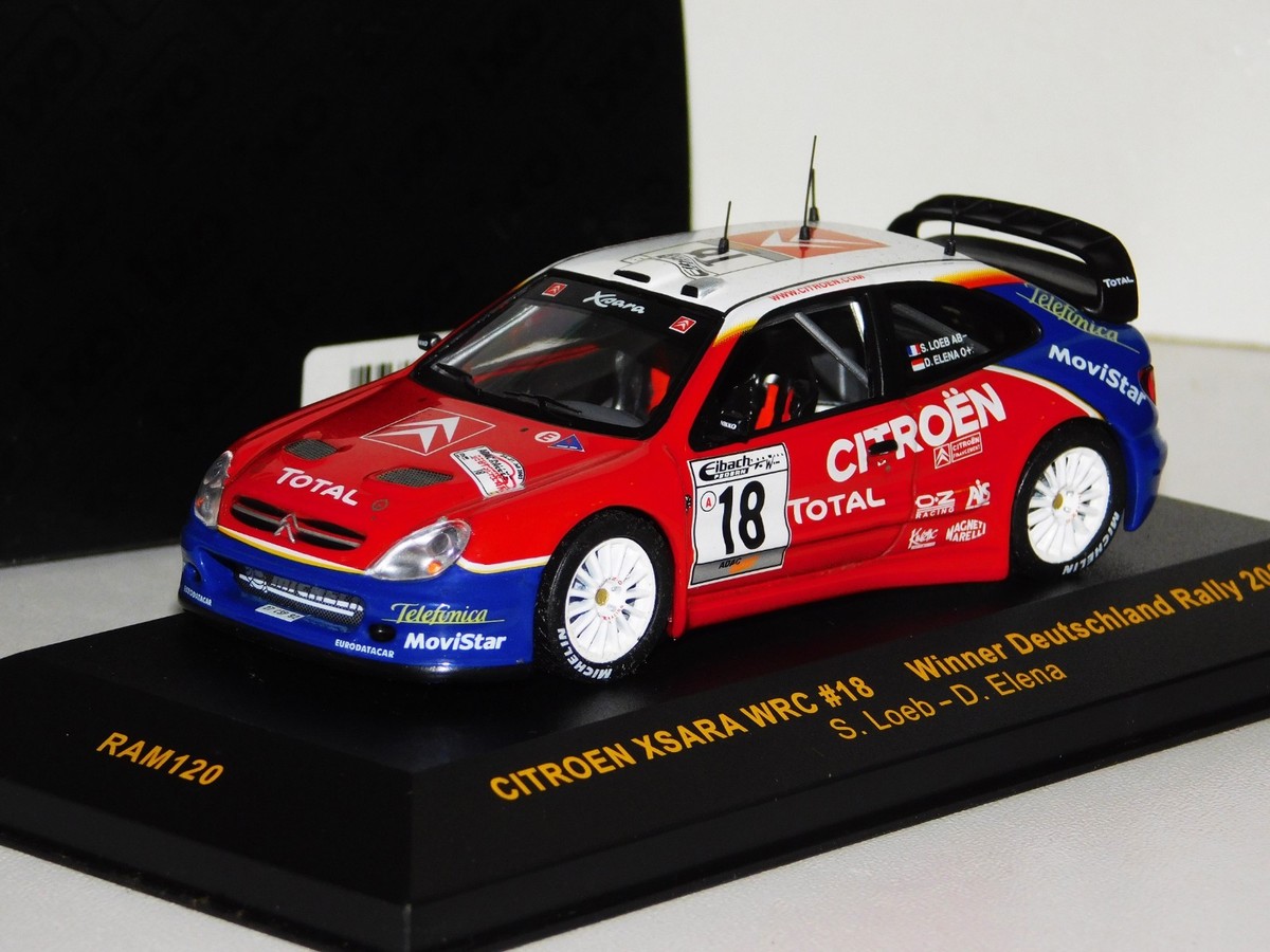 CITROEN XSARA WRC #18 LOEB WINNER RALLY GERMANY 2003 IXO RAM120 1