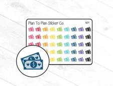 1691~~Money Planner Stickers.