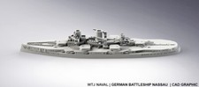 SMS Nassau WW1 German Battleship 1:1250/1:1800/1:2400 scales