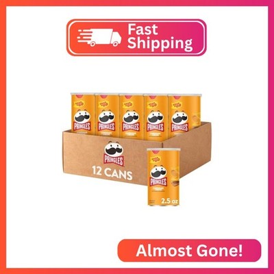 Pringles Potato Crisps Chips, Lunch Snacks, Office and Kids Snacks, Grab N' Go,