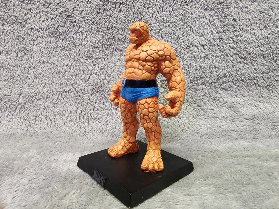 Figura The Thing Marvel 4" Eaglemoss 2005 Die-Cast Fantastic 4 y revista Foto 3 de 4