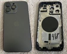 Apple iPhone 14 Pro Max rear back housing glass chasis Gray 418 