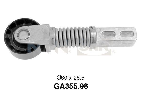 SNR GA355.98 Spannrolle, Keilrippenriemen FüR Renault-image