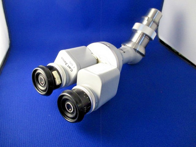 Zeiss f=125 Surgical Microscope Head 20X Eyepieces  Collar Mount EUC Free Ship!