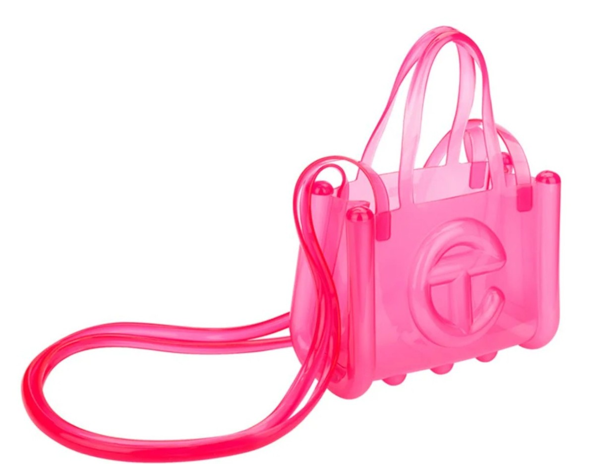 Melissa x Telfar Small Jelly Shopper Bag *Pink* Mini Handbag PVC
