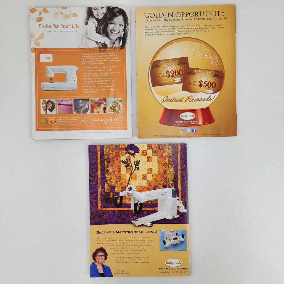 Lot 6 Better Homes Gardens BHG Quilt Sampler, Quilting Ideas Magazines Patterns - Image 4 of 4