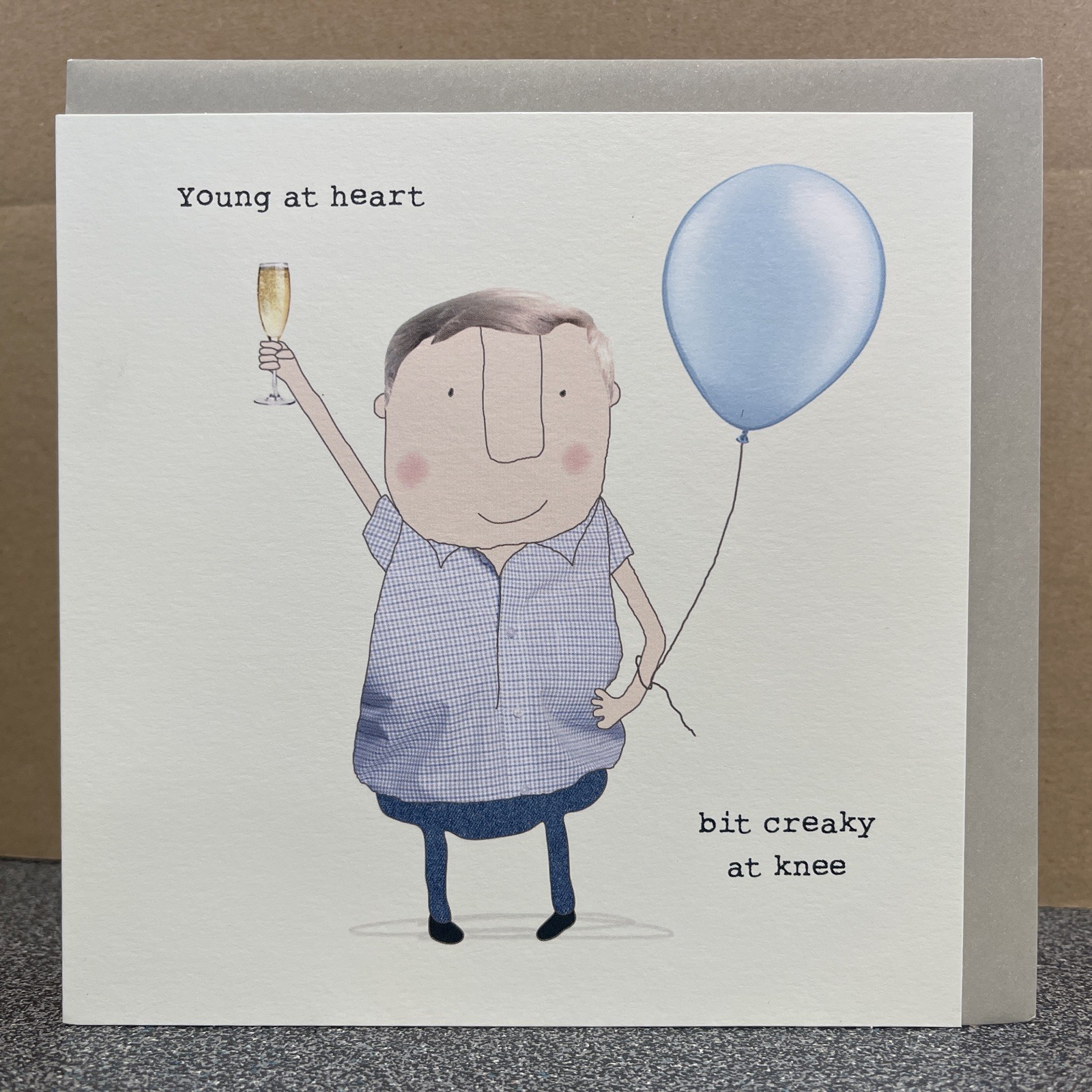 Funny Birthday Card ‘Creaky’ - Rosie Made A Thing Greeting Card - Gin & Frolics