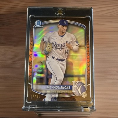 2025 Bowman Chrome Prospects Jac Caglianone #BCP-103 Orange /25 Rookie