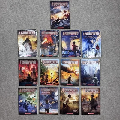 LOT of 13 I Survived Series Chapter Books Set by Lauren Tarshis, Scholastic, PB - Image 1 of 3