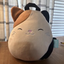Squishmallows Cam The Cat 10  Plush Mini Backpack
