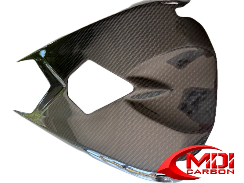Carenado trasero de fibra de carbono asiento trasero inferior capó Triumph Daytona 675/R 2013-2015 Foto 4 de 4