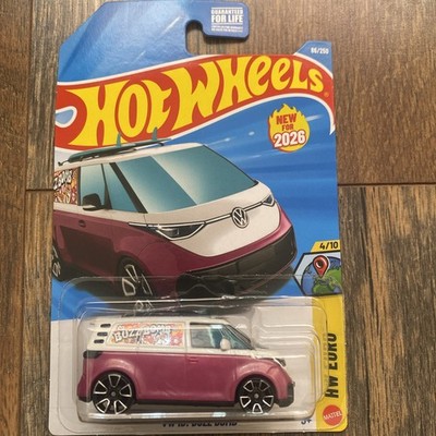 Hot Wheels 2026 Case D HW Euro 4/10 VW ID Buzz Bomb Purple