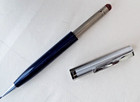 VINTAGE OLD PARKER 21 SILVER STEEL BLACK PENCIL 0.9 MM LEAD CARTRIDGE 1950s USA — photo 4