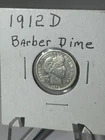 1912 D Barber Dime 90% Silver High Grade Beauty