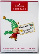 Hallmark Cinnamon's Letter to Santa - Limited Edition - 2023 Keepsake Ornament