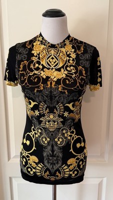 Versace Collection Baroque Samurai Tank Top Women's Sz 46