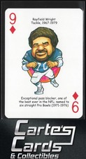 Rayfield Wright 2018 Hero Decks Dallas Cowboys Football Heroes Playing Cards #9D