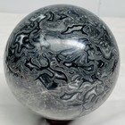 Natural Picasso Jasper Sphere Black Gray Crystal Ball Healing 3020G (6.65LB) — photo 6