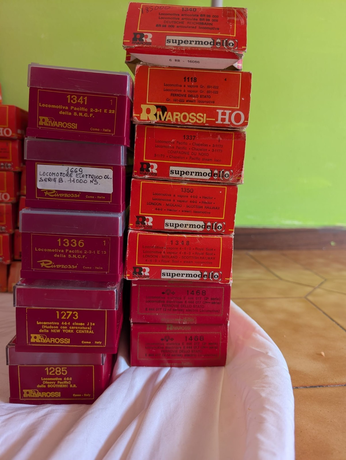Collezione Rivarossi d'epoca -Lotto Locomotori H0 (Scala 1:80) Ottime Condizioni
