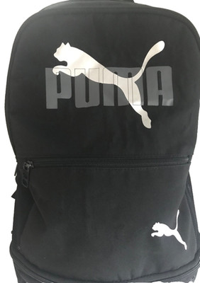 Puma Sport Bag Black Soccer Backpack with Shoe Compartment Soccer Sport Bag M