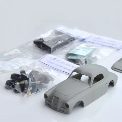 Slot Classic CJ-55-KIT Fiat 1100 Sport Berlinetta maquette blanche pour circuit de salon 1/32