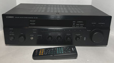 Yamaha Natural Sound Stereo Receiver RX-497 with RAX100 Wireless Remote Bundle