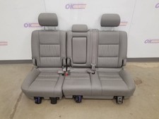 07 2007 Toyota Land Cruiser Rear Second Row Seat Set Gray Leather 07 2007 Toyota Land Cruiser Rear Second Row Seat Set Gray Leather
