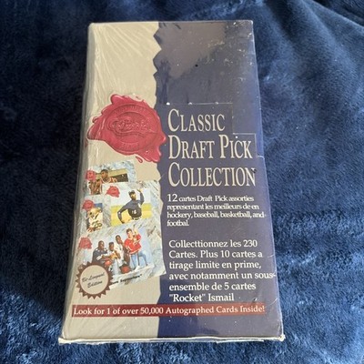 1991 CLASSIC DRAFT PICK COLLECTION FACTORY SEALED FOIL BOX 4 FOUR SPORT