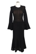 Abito donna Twinset Milano taglia 34 (XS) nero linea A dress