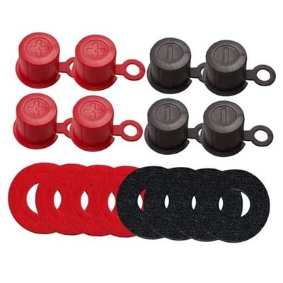 Top Post Plastic Battery Posts, Battery Post Terminal Cover Cap 4 Sets